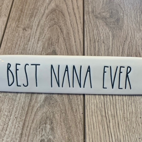 Rae Dunn Office Rae Dunn Best Nana Ever Desk Name Plate Plaque